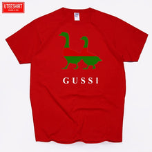 Load image into Gallery viewer, Men Two Goose Ga Ga Ga Cotton Cartoon Print T-shirts Unisex Anime Funny Design Brand Tshirt Harajuku Streetwear