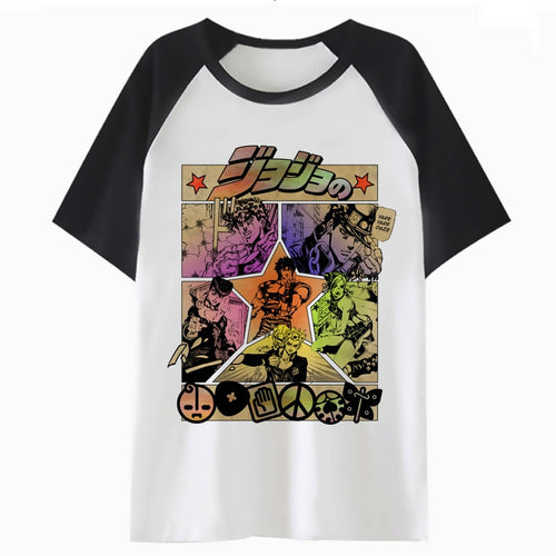 Jojo Page t shirt funny for t-shirt men top tshirt tee clothing male hip streetwear harajuku hop F2533