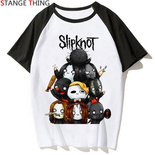 New Slipknot T Shirt Men/women T-shirt Printing Rock Punk Rock Band Punk Streetwear Tshirt Summer Hip Hop Top Tees Male/female