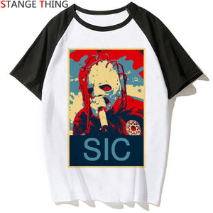 New Slipknot T Shirt Men/women T-shirt Printing Rock Punk Rock Band Punk Streetwear Tshirt Summer Hip Hop Top Tees Male/female