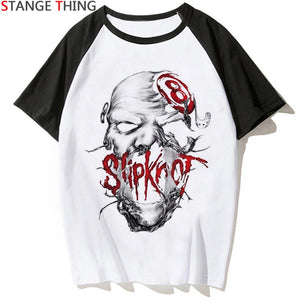 New Slipknot T Shirt Men/women T-shirt Printing Rock Punk Rock Band Punk Streetwear Tshirt Summer Hip Hop Top Tees Male/female