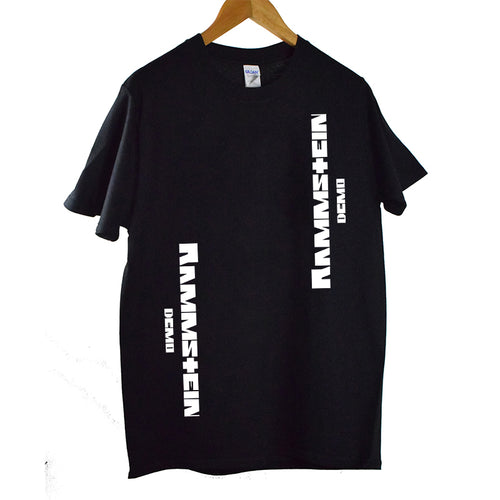 2019 Rammstein fashion hip hop style t shirt Men Harajuku high quality 100% cotton t-shirt summer short sleeve shirt size XS-XXL