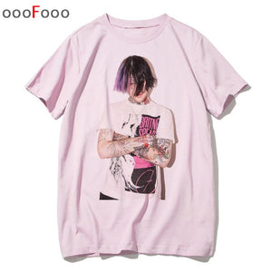 lil peep t shirt rap rapper hip hop Lil Peep. Cry Baby t-shirt tshirt top tee shirts funny tshirt men male/women Printed
